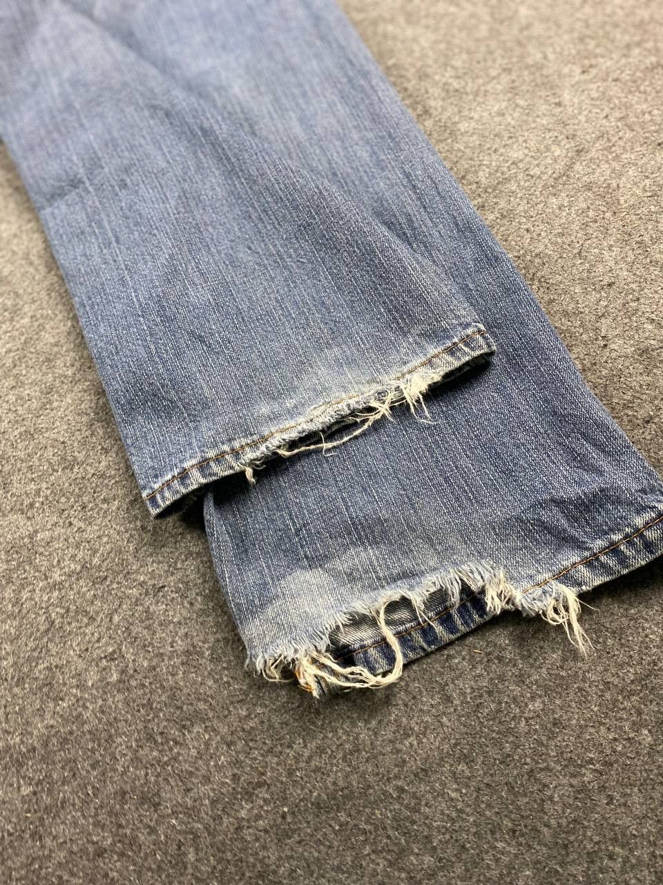 Levi's levis 559 straight leg cut distressed denim Size US 38 / EU 54 - 7 Thumbnail