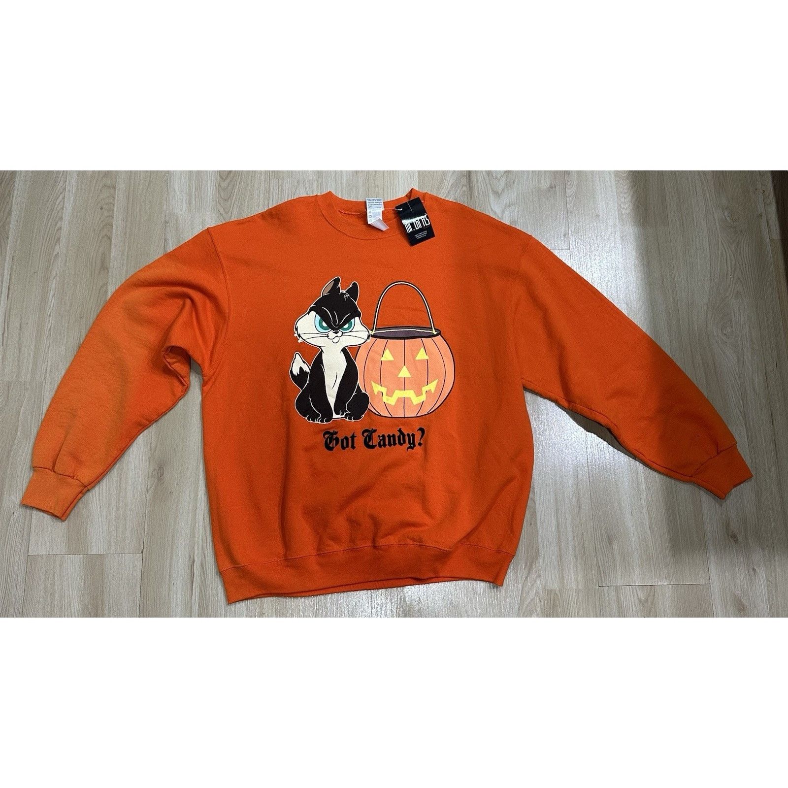 Vintage 90s Looney Tunes Penelope Cat Halloween Sweatshirt