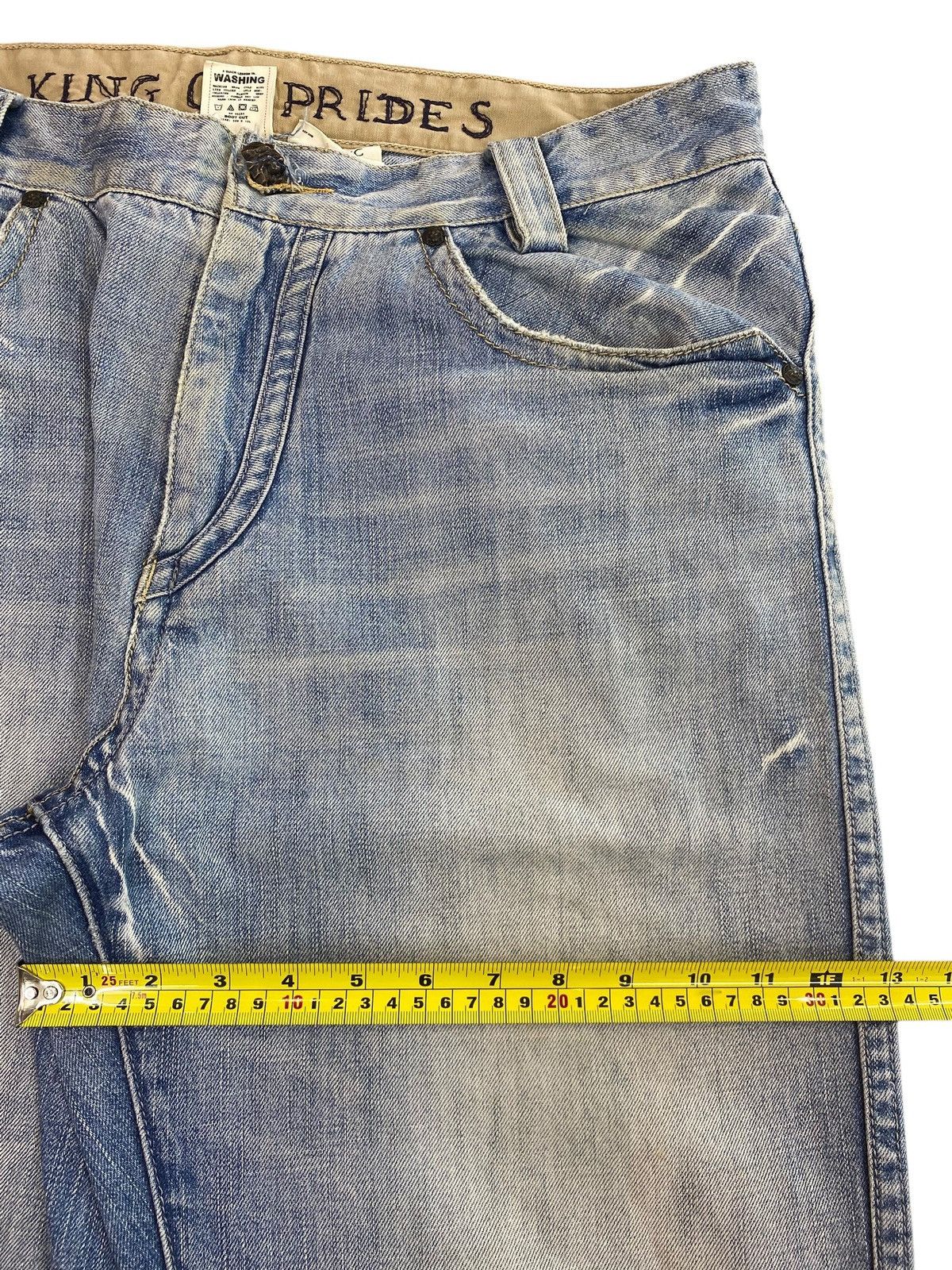 Japanese Brand Japanese Brand Faded Wash Style Straight Leg Jeans Size US 36 / EU 52 - 7 Thumbnail