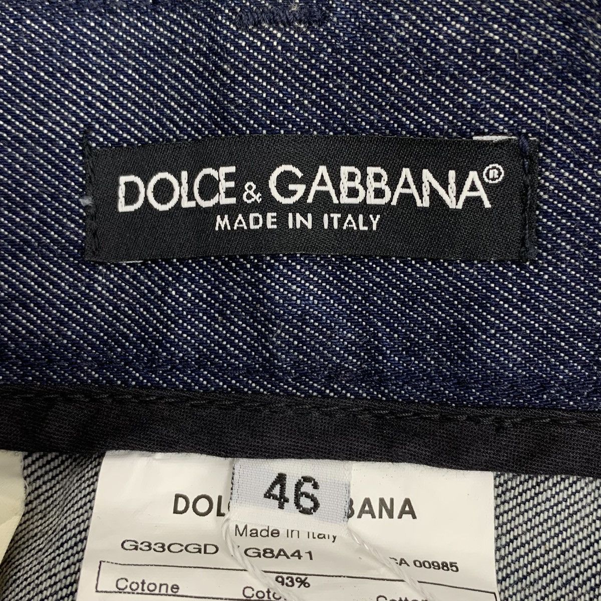 Dolce & Gabbana Dolce&Gabbana Dark Blue Cotton Casual Denim Pants K26WX Size US 32 / EU 48 - 6 Thumbnail
