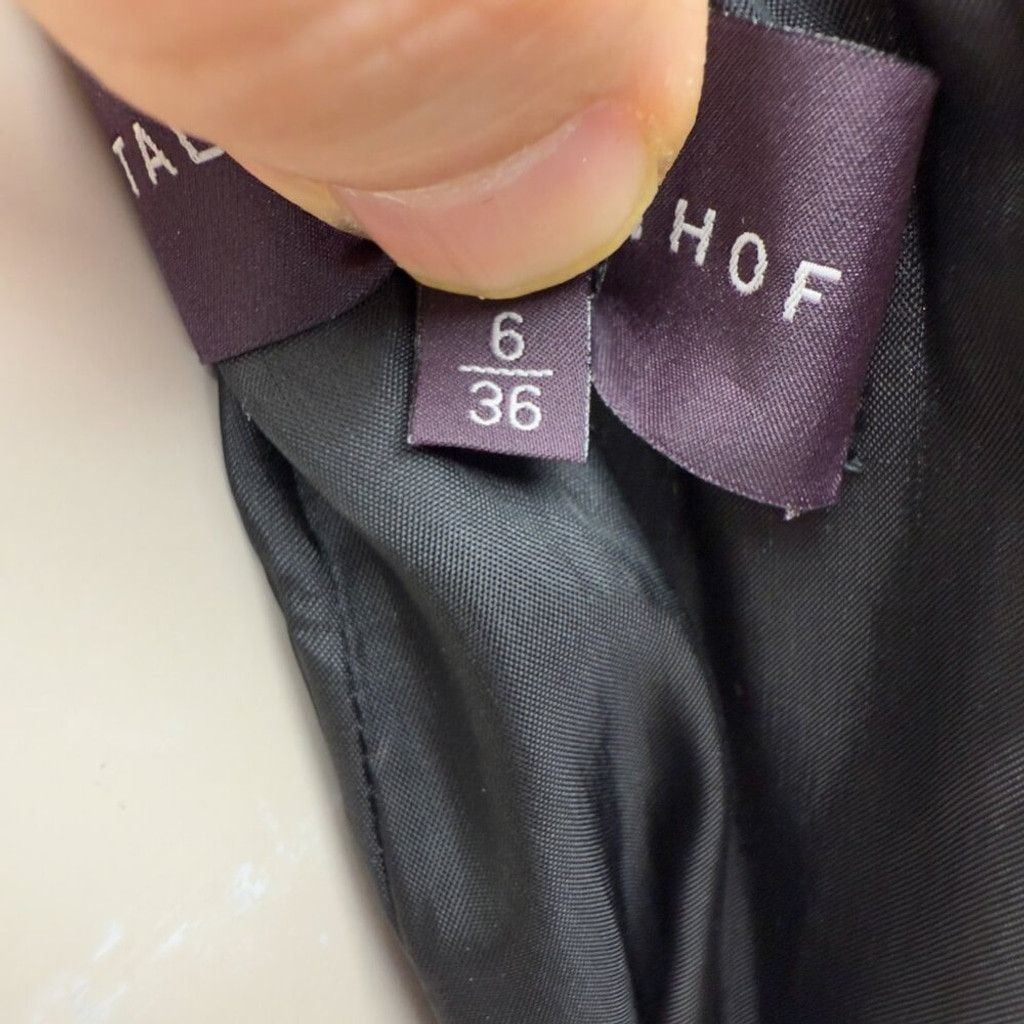 Other TALBOT RUBHOF Cocktail A-Line Black Grey Dress sz 36 / 6 Size M / US 6-8 / IT 42-44 - 11 Thumbnail