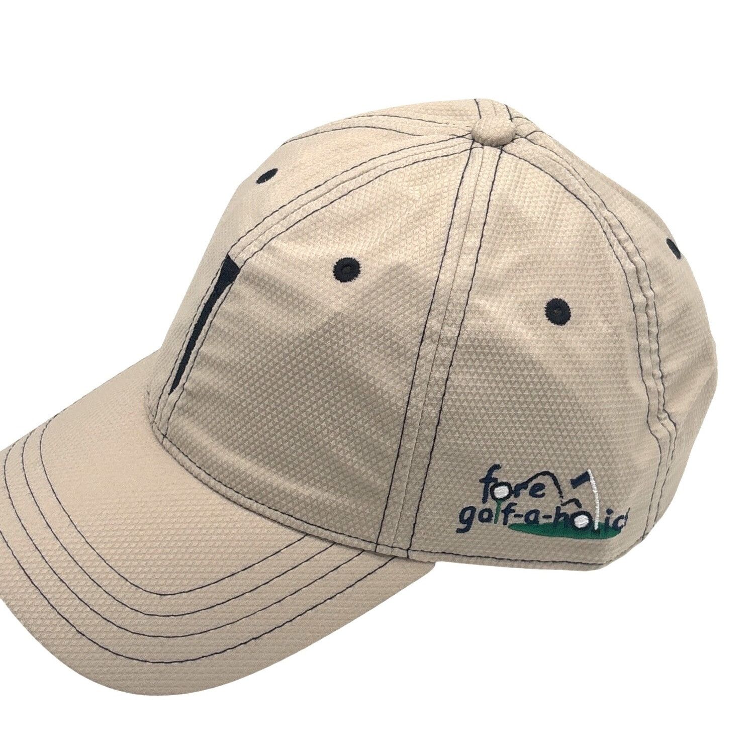 Other Pukka Tee- Embroidered Mesh Golf Cap/ Hat, Beige, OS Size ONE SIZE - 2 Thumbnail