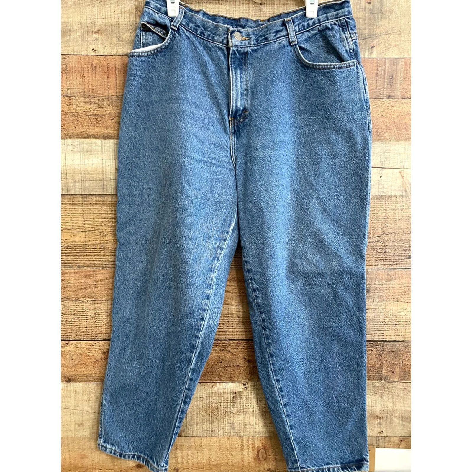 Vintage VINTAGE Gitano Women's Jeans High Waisted Mom Size 16 Short Blue 80s 90s Denim Pockets Size 38" / US 16 / IT 52 - 2 Thumbnail