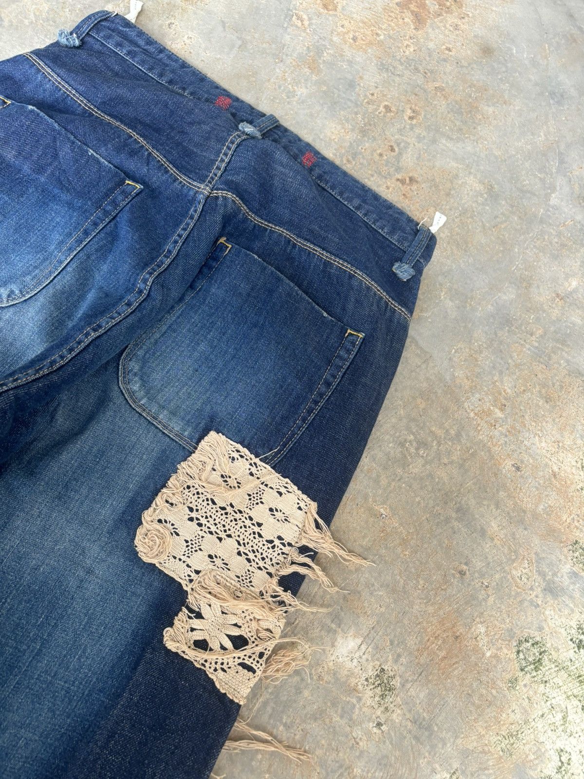 Hysteric Glamour Distressed Baloony and Bed Denim Japanese Style Jeans Size US 30 / EU 46 - 5 Thumbnail