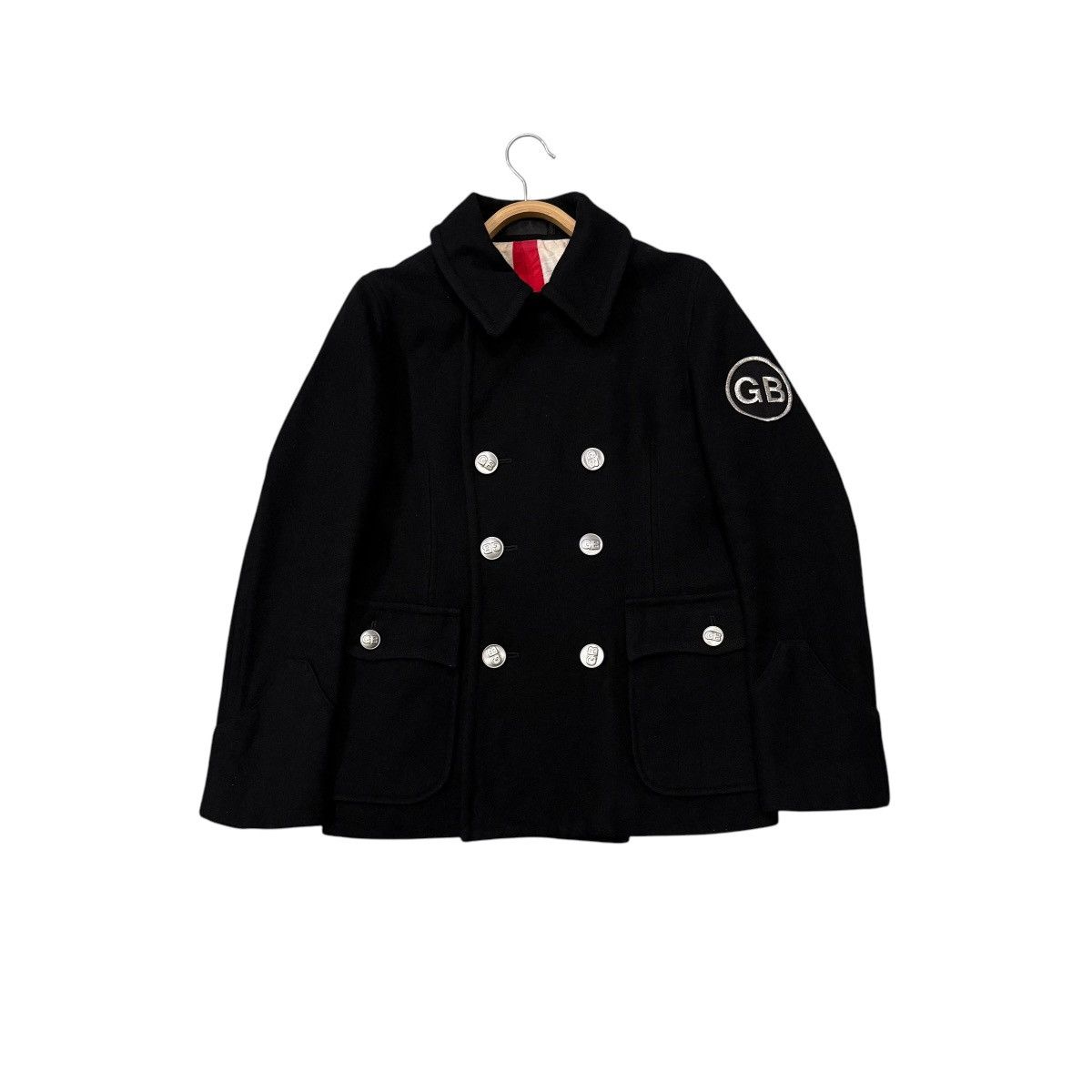 Japanese Brand Vintage GB Made In Japan Double Breast Wool Jacket Size US S / EU 44-46 / 1 - 10 Thumbnail