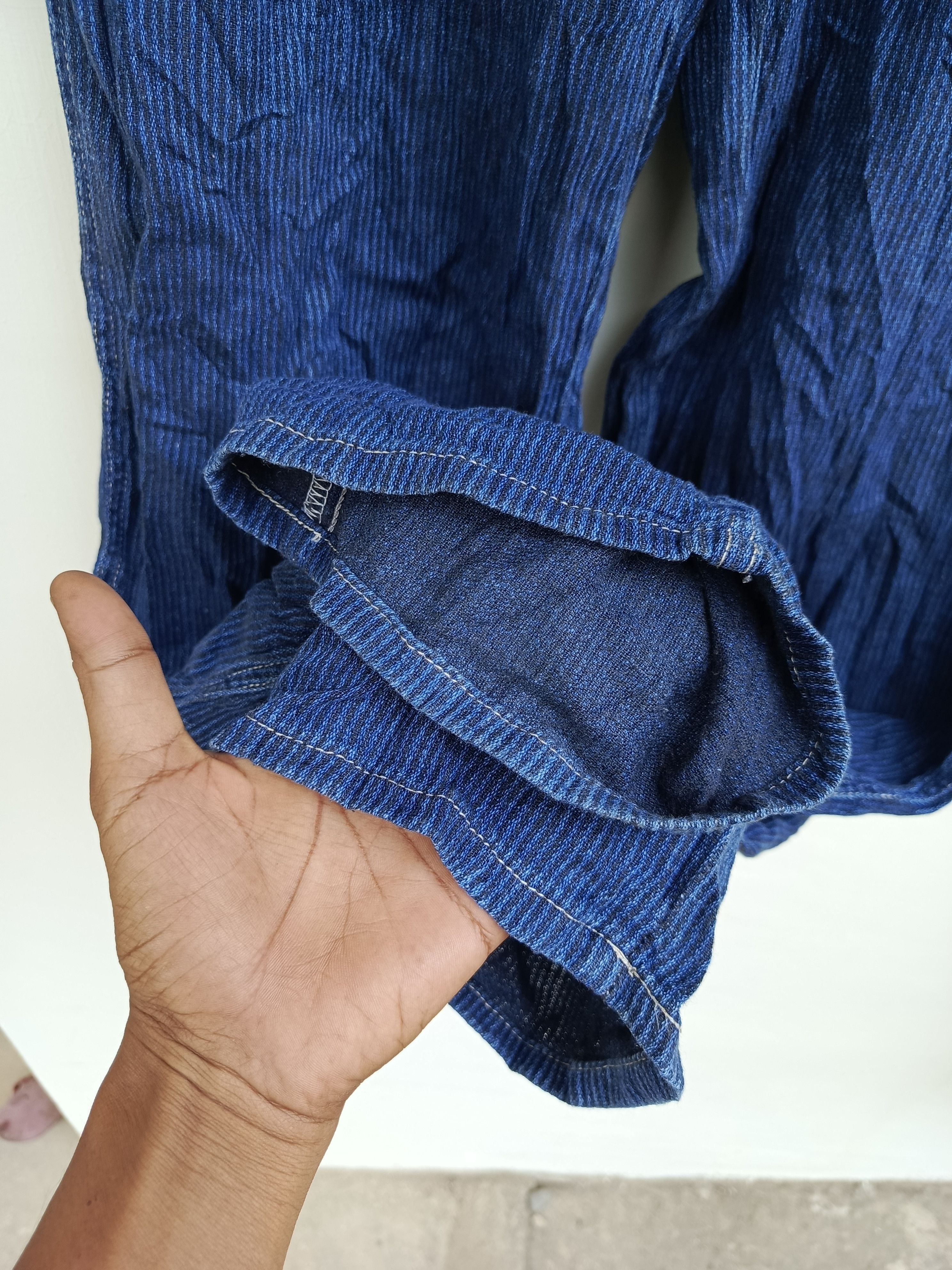 Japanese Brand Blue way jeans long pants Size US 32 / EU 48 - 4 Thumbnail