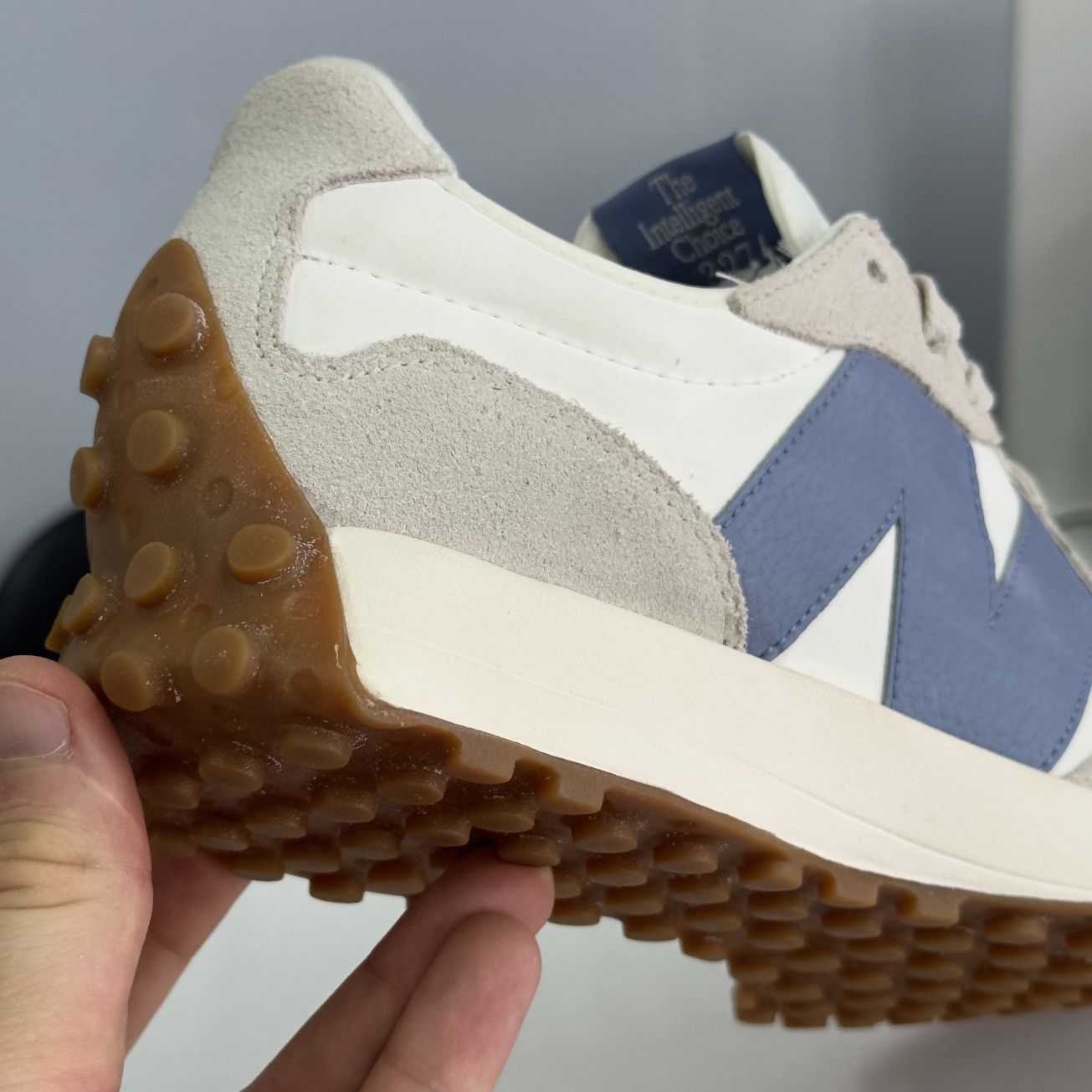 New Balance New Balance 327 U327LU White/Blue Size US 9 / EU 42 - 5 Thumbnail