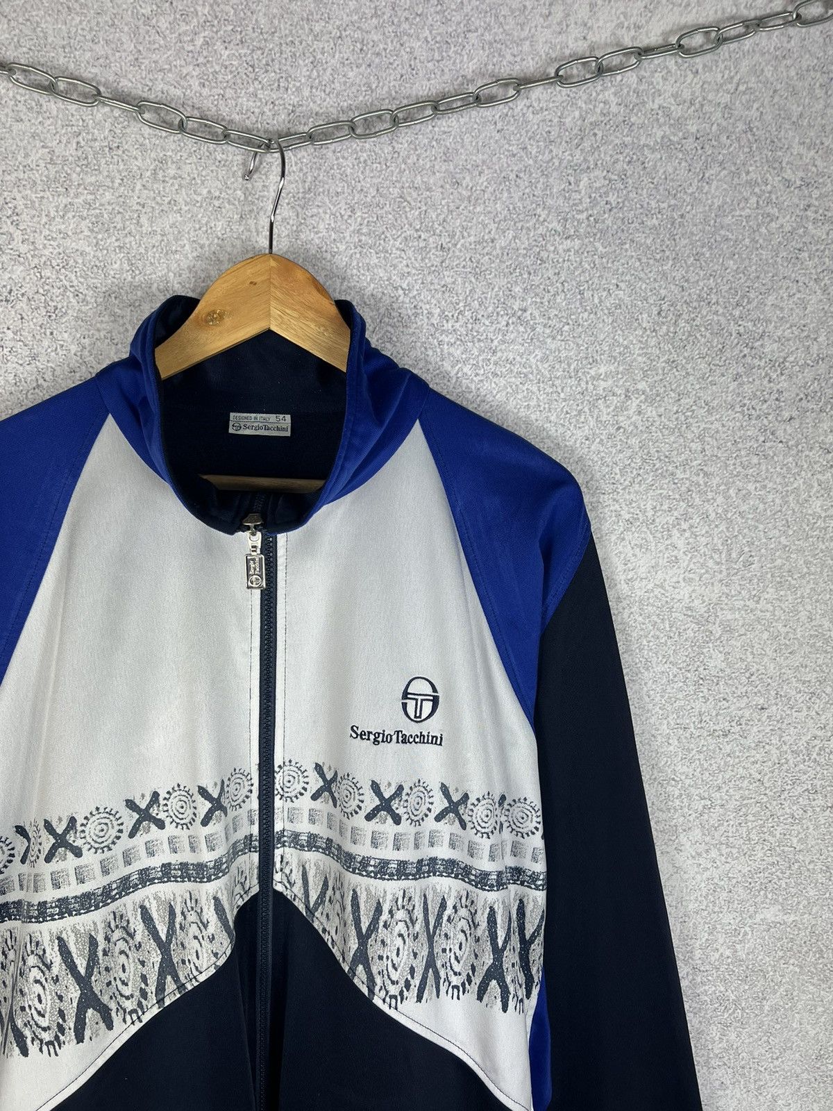 Sergio Tacchini Vintage Sergio Tacchini Casual Track Jacket Size US L / EU 52-54 / 3 - 2 Thumbnail