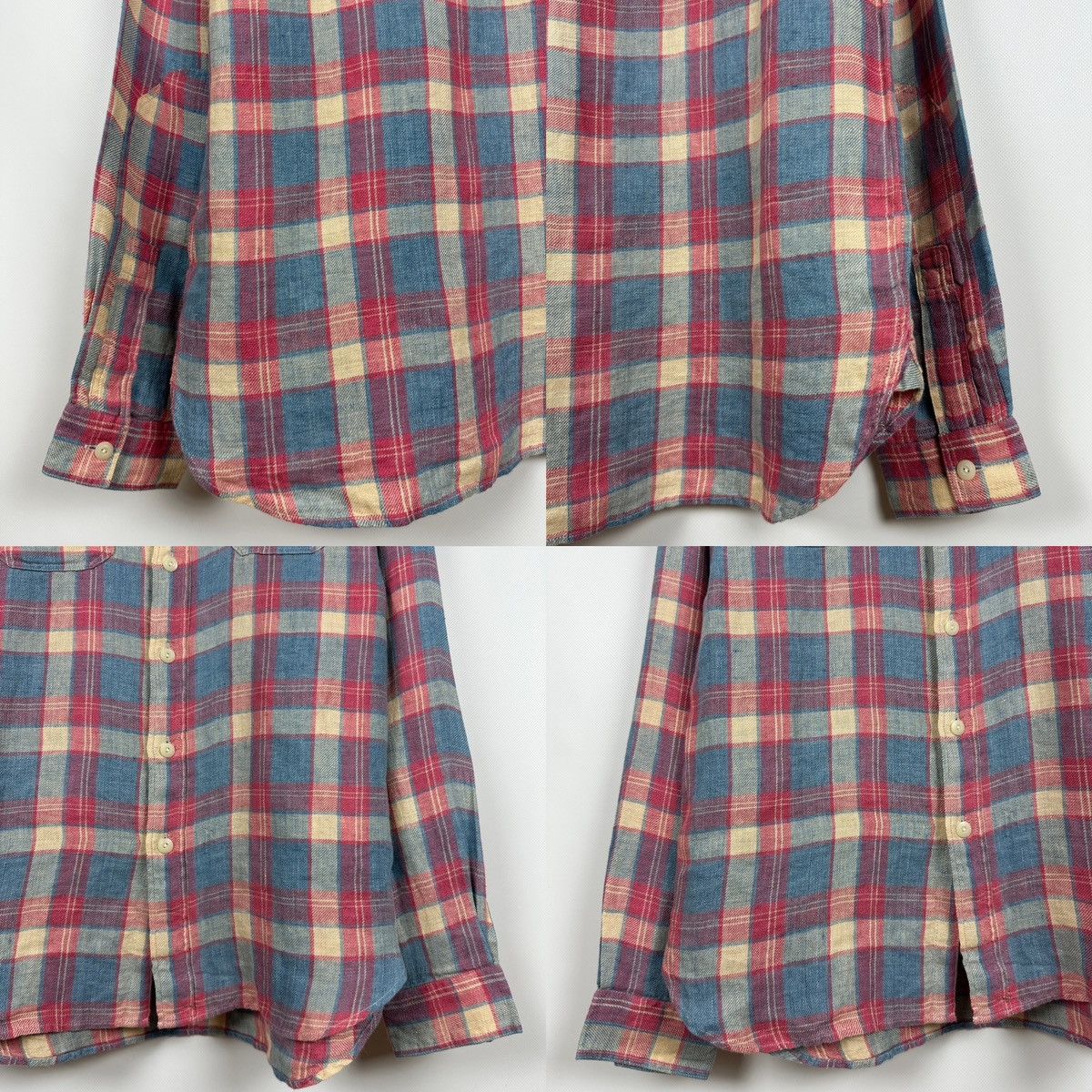 Polo Ralph Lauren RRL Ralph Lauren Double RL Flannel Long Sleeve Button Shirt Size US M / EU 48-50 / 2 - 12 Thumbnail