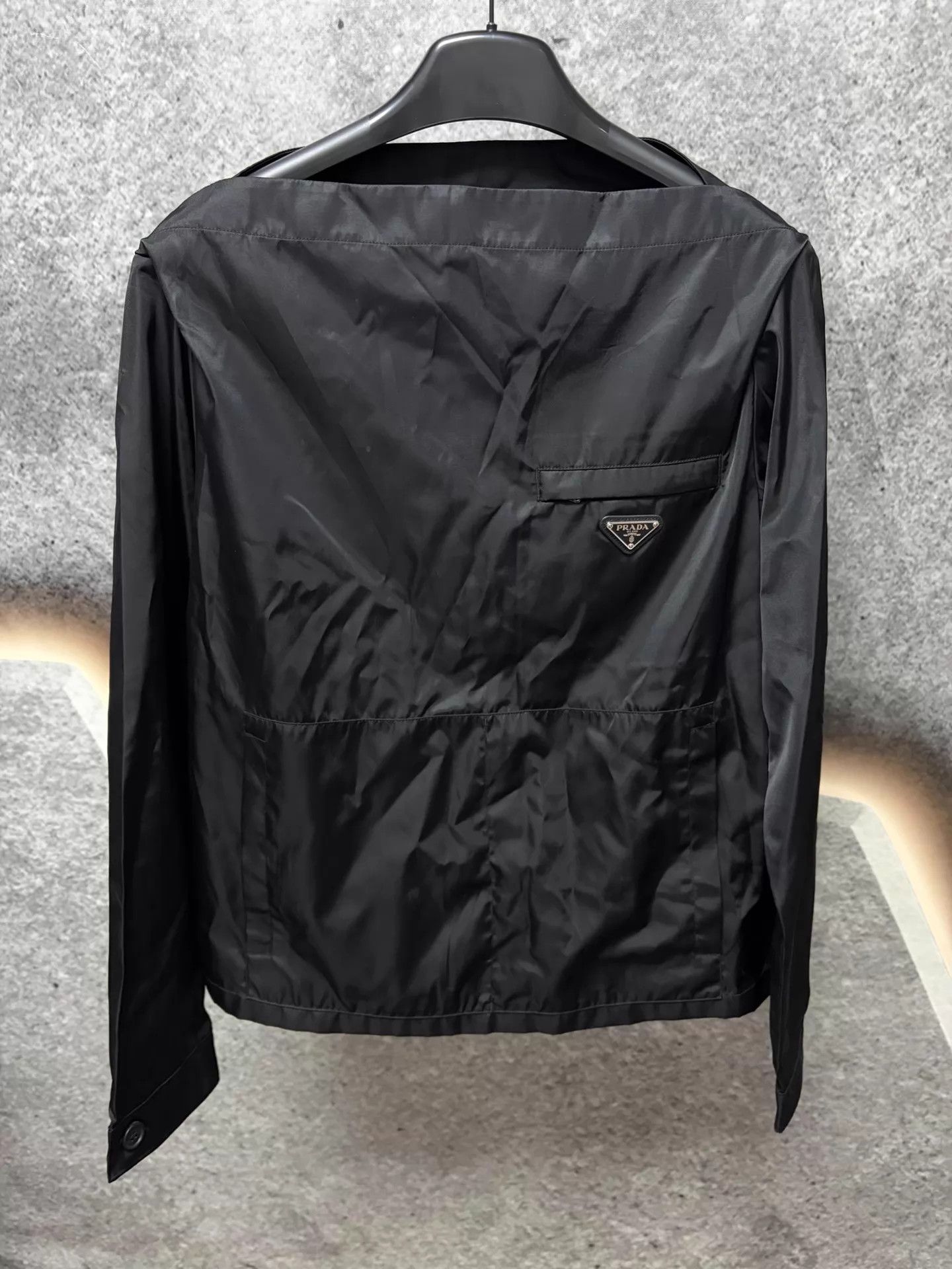 Prada Prada Men's Nylon Jacket 48 Triangle Metal Tag Size US M / EU 48-50 / 2 - 1 Thumbnail