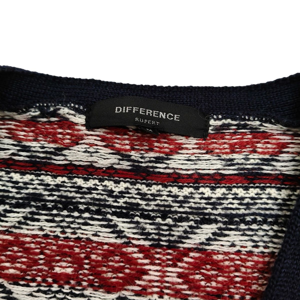The Difference Vintage The Difference Rupert Patterned Knit Cardigan Button Size M / US 6-8 / IT 42-44 - 8 Thumbnail