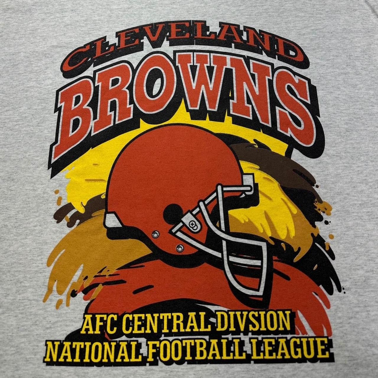 Fruit Of The Loom × NFL × Vintage Vintage Cleveland Browns Helmet T-Shirt Size US XL / EU 56 / 4 - 3 Thumbnail