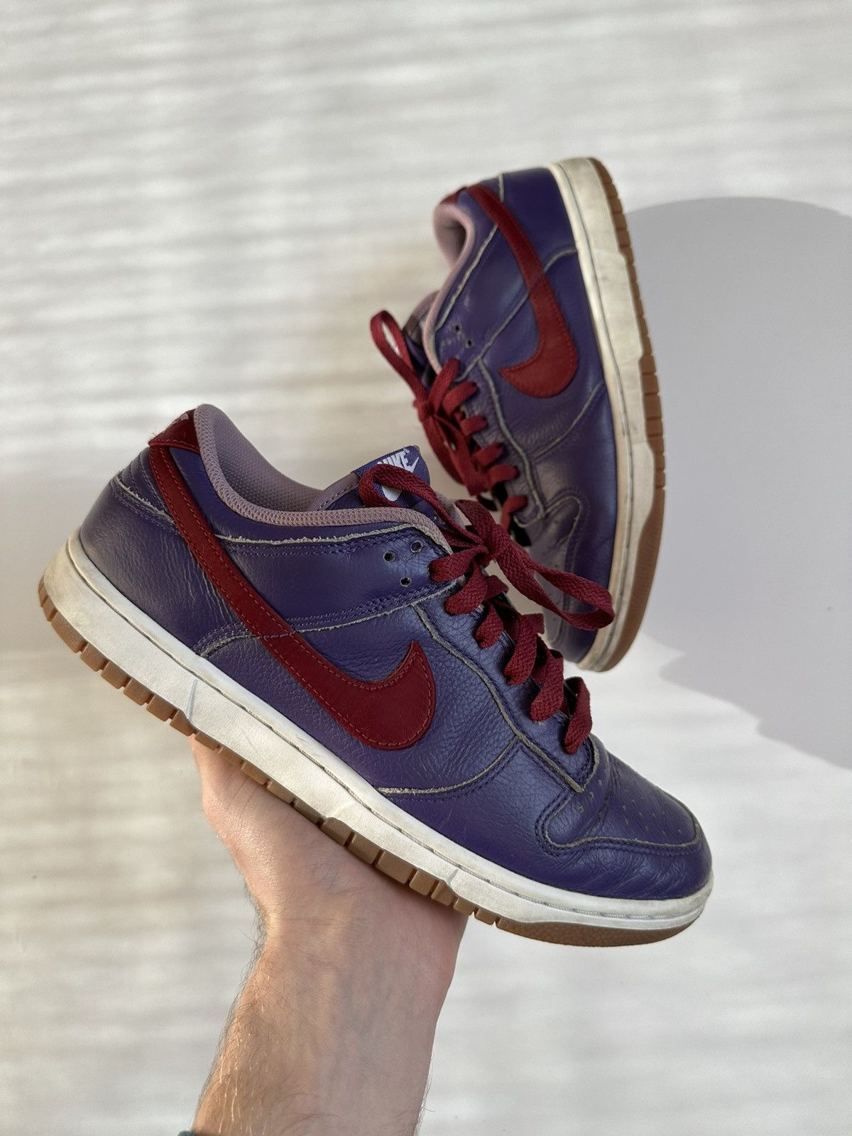 Nike Nike Dunk Low ID 2023 - Purple/Burgundy Size US 9 / EU 42 - 2 Thumbnail
