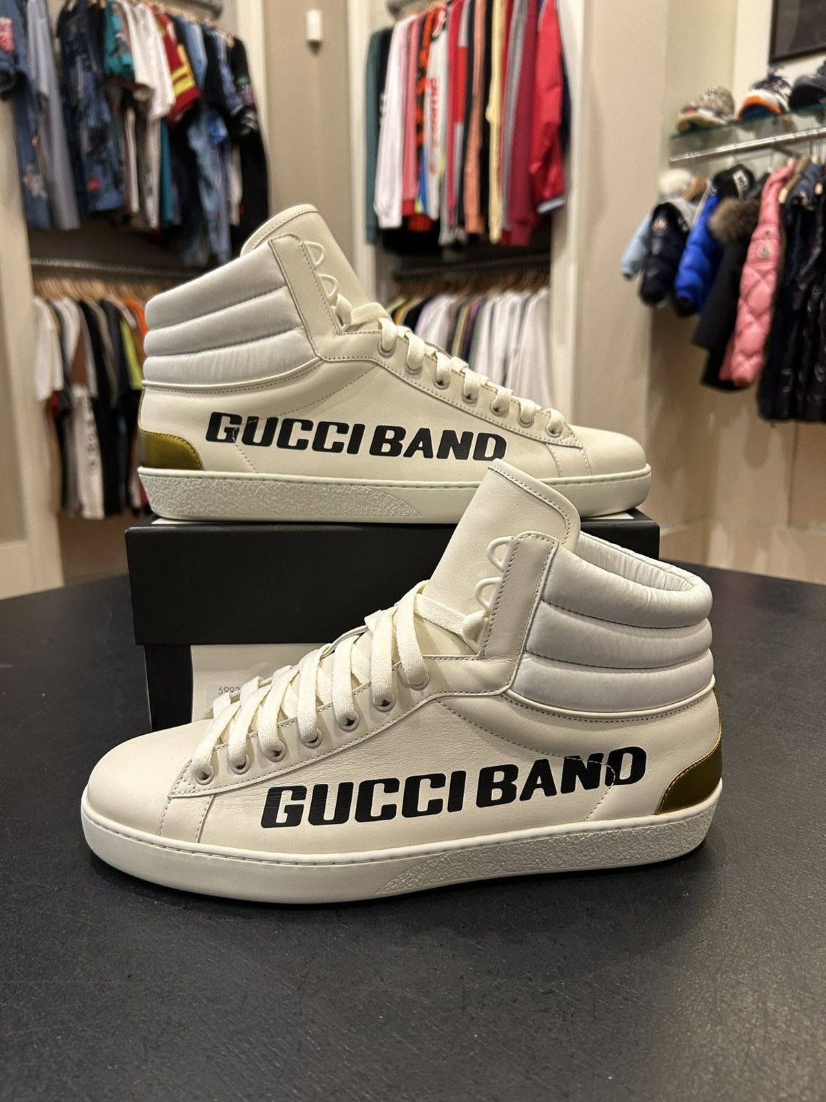 Gucci Gucci High Top Gucci Brand Sneakers Size US 9 / EU 42 - 1 Thumbnail