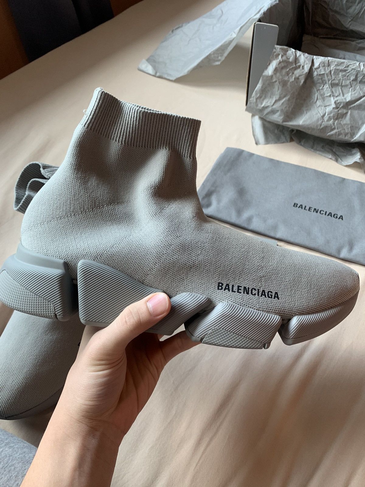 Balenciaga Balenciaga Speed 2.0 Recycled Knit Shoes Size US 11 / EU 44 - 2 Thumbnail