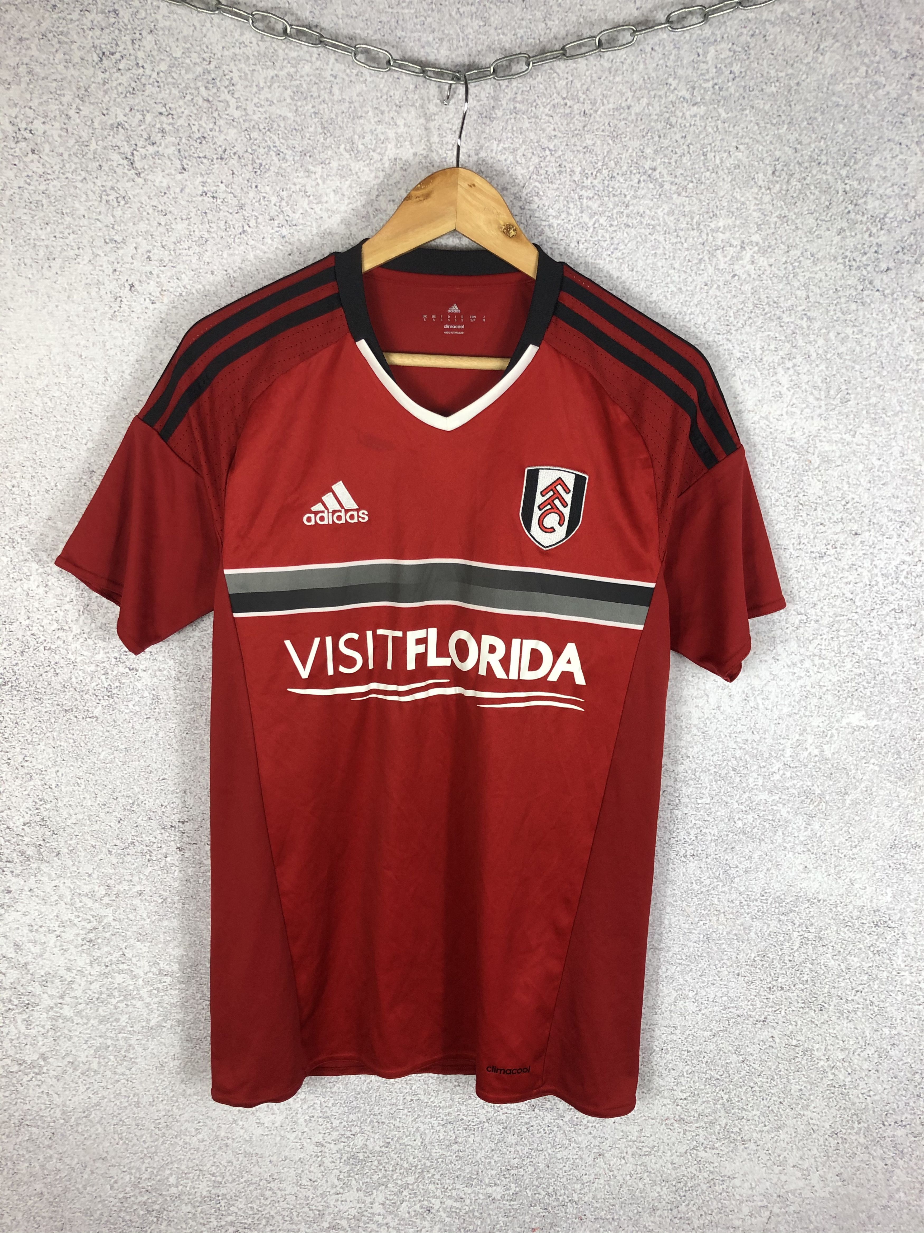 Adidas FULHAM ADIDAS 2015/2016 FOOTBALL Away JERSEY football shirt Size US S / EU 44-46 / 1 - 1 Thumbnail
