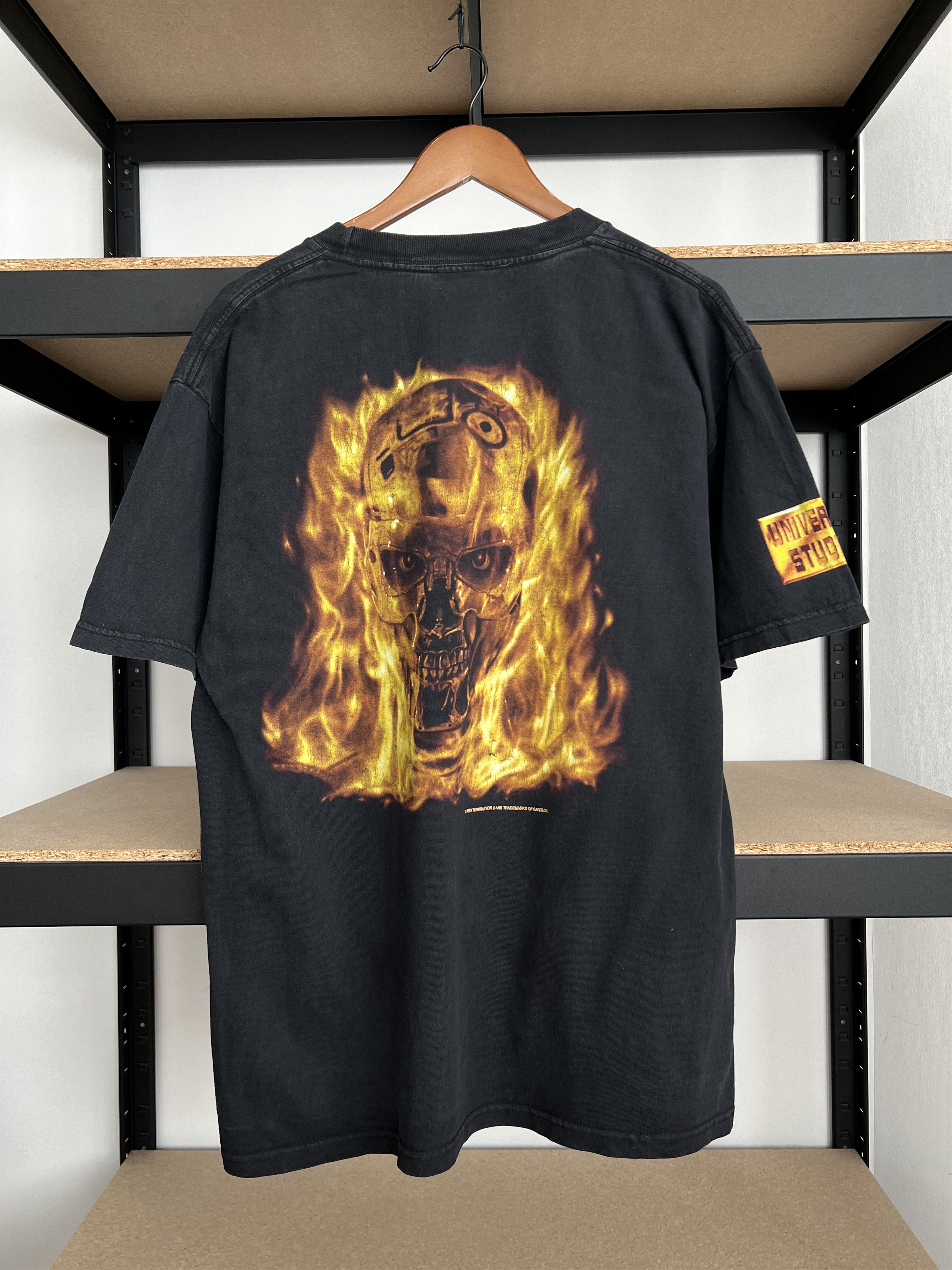 Vintage Vintage 90s Terminator 2 Universal Studios Movie T-shirt Size US XL / EU 56 / 4 - 4 Thumbnail