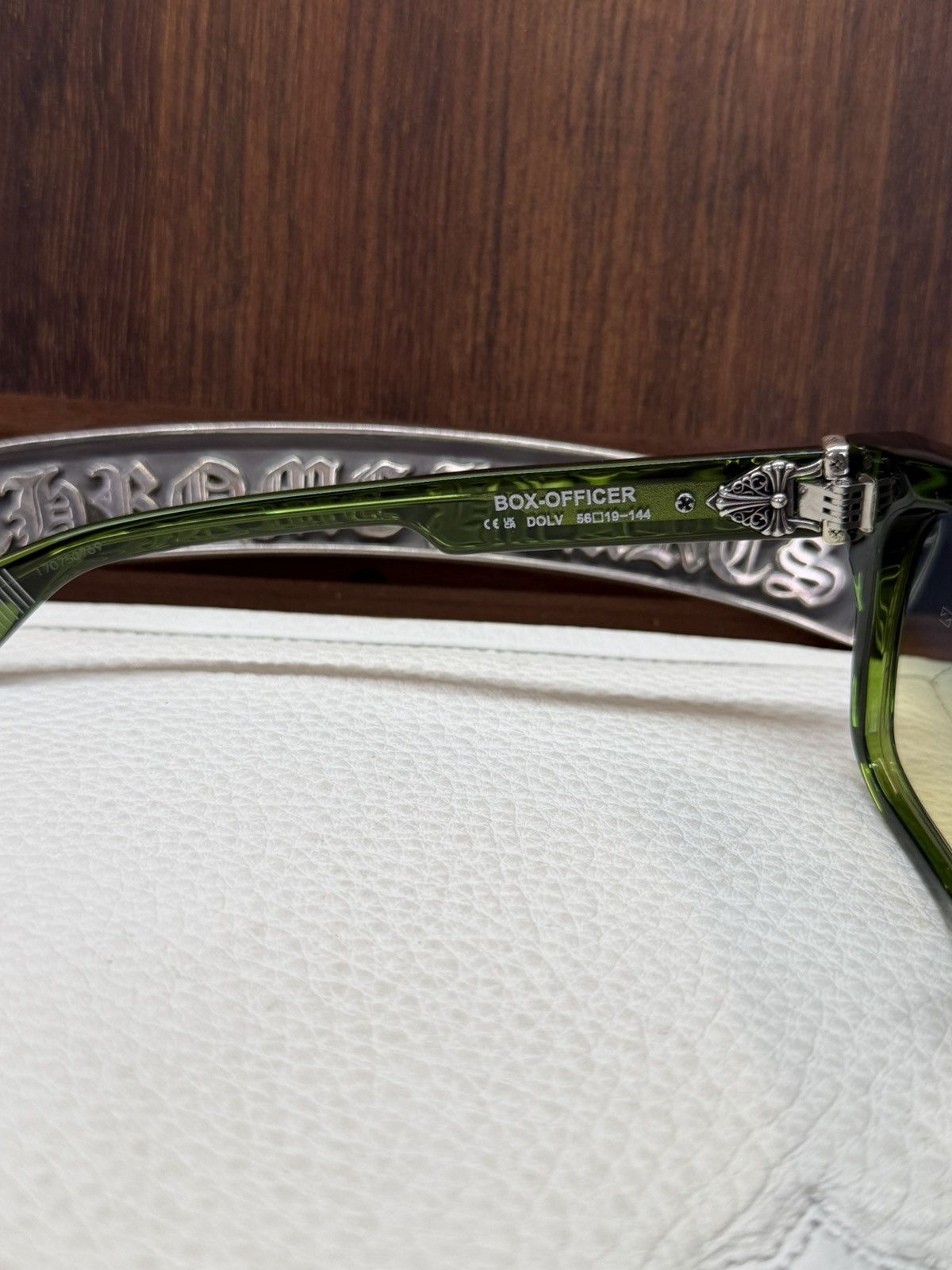 Chrome Hearts Chrome Hearts Box Officer Sunglasses Size ONE SIZE - 10 Thumbnail