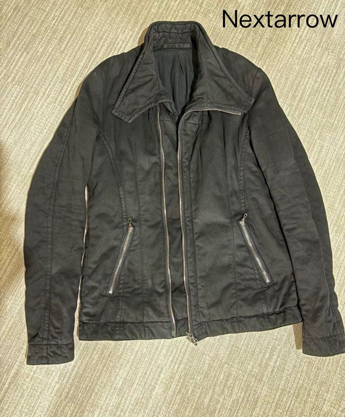 Julius Julius Cotton jacket with diagonal zipper Size US M / EU 48-50 / 2 - 1 Thumbnail