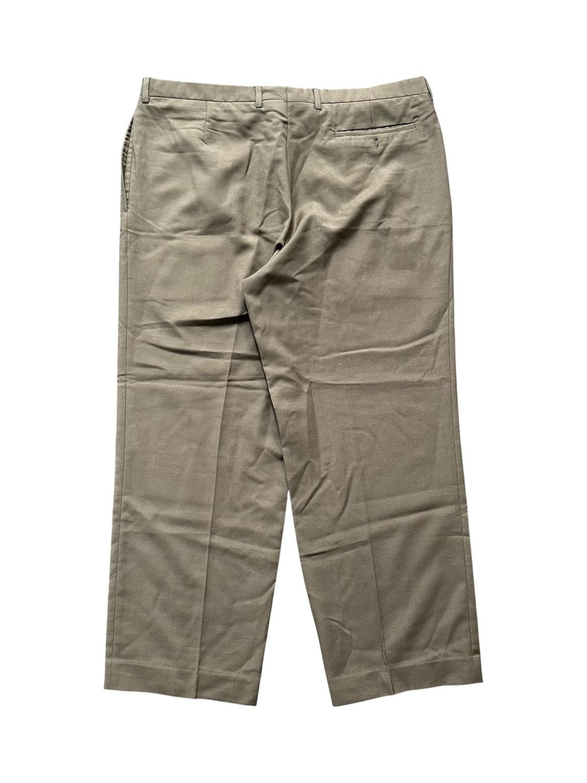 Burberry Vintage Burberrys Khaki Single Pleated Baggy Size US 38 / EU 54 - 4 Thumbnail