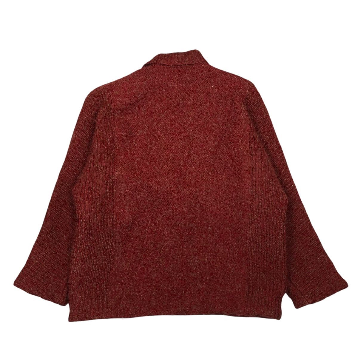 Burberry 🔥VINTAGE BURBERRYS KNIT WOOL BOMBER JACKET DOUBLE BREAST Size US M / EU 48-50 / 2 - 2 Thumbnail