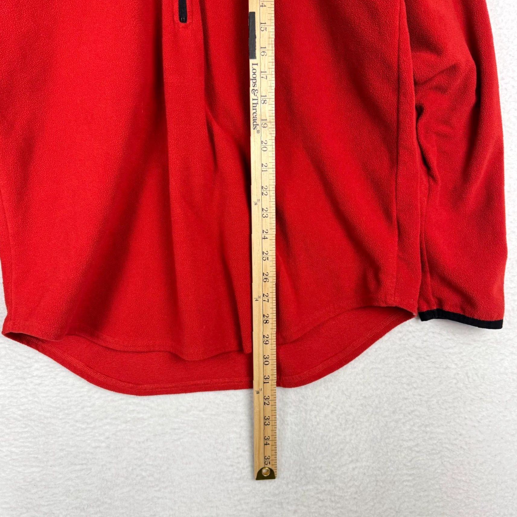 Nike Y2K Nike ACG Mens XL Thermal Layer 2 Pullover Fleece Red Mock Neck 1/2 Zip Sweater Shirt Size US XL / EU 56 / 4 - 6 Thumbnail