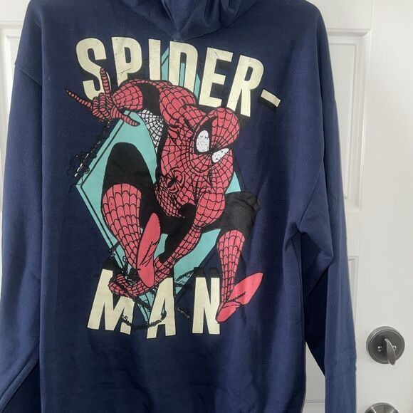 Other Marvel Love Spiderman Comic Back Print Long Sleeve Hoodie Me Size US L / EU 52-54 / 3 - 4 Thumbnail