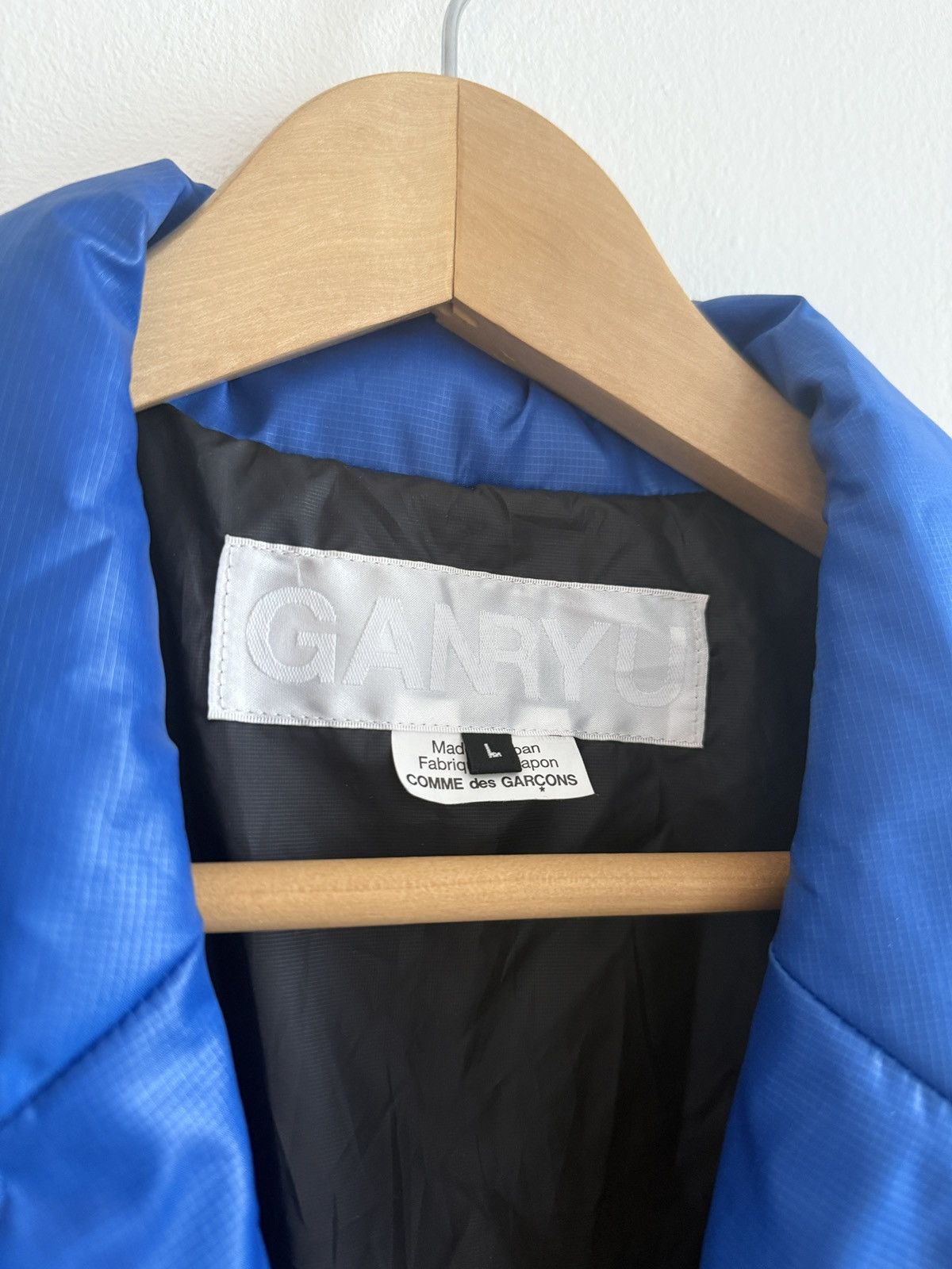 Comme des Garcons Ganryu Comme des Garçons notch lapel padded jacket blue Size US M / EU 48-50 / 2 - 12 Thumbnail
