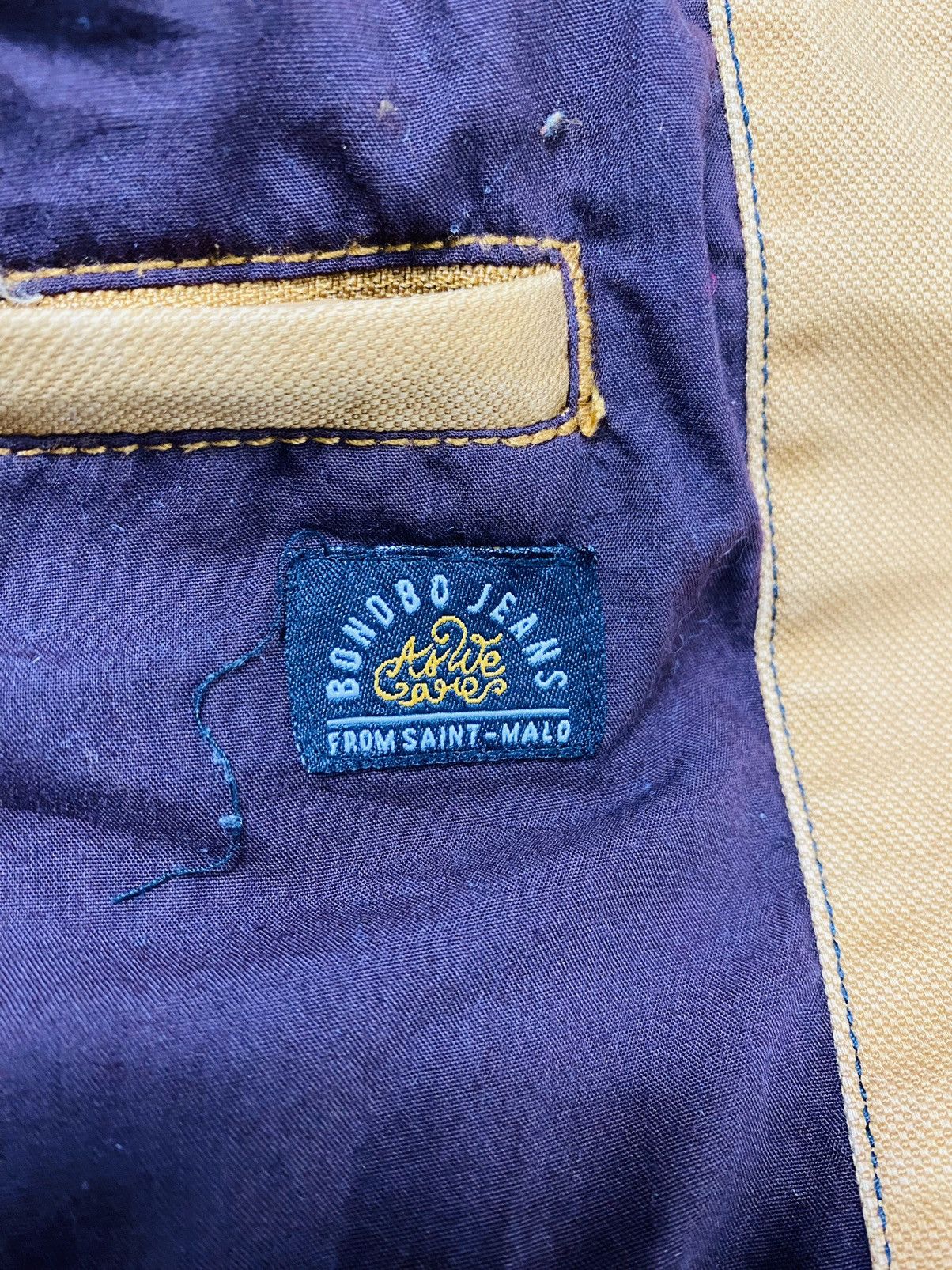 Bonobos A10 Rare - Bonobo Jeans Duck Canvas Zipper Jacket Size US M / EU 48-50 / 2 - 17 Thumbnail