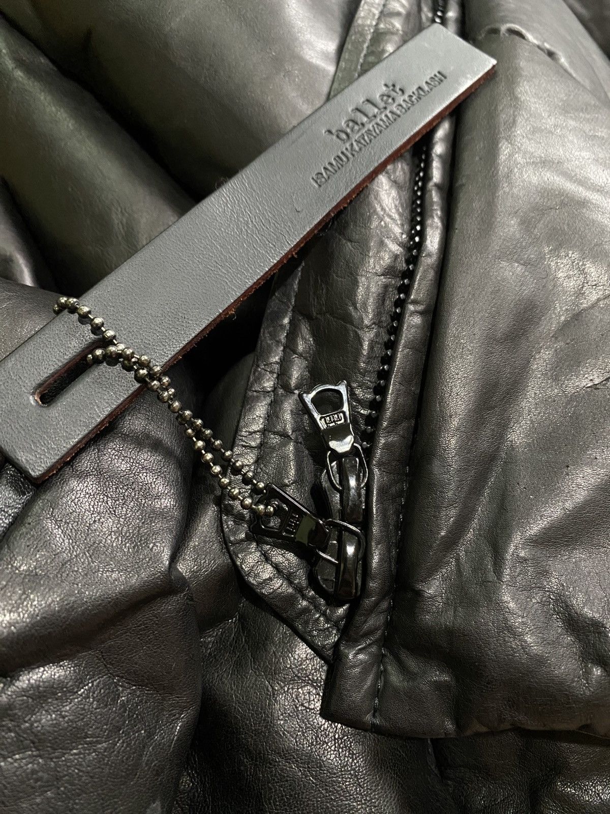 Isamu Katayama Backlash FW 2013-Isamu Katayama- Ballet- Kangaroo Leather Down Jacket Size US M / EU 48-50 / 2 - 16 Thumbnail
