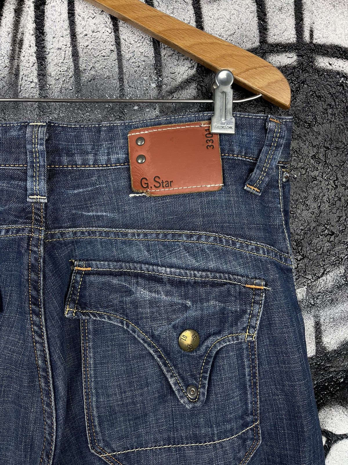 G-Star G-Star RAW Limit Regular Cotton Blue Denim Wide Leg Jeans Men’s Size W34 L34 Size US 34 / EU 50 - 11 Thumbnail