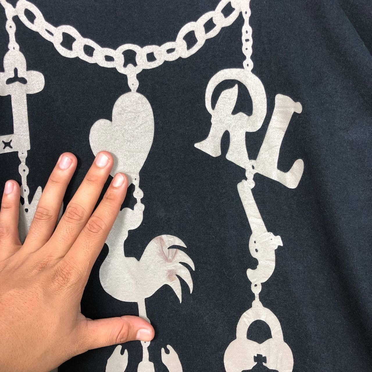 Vivienne Westwood Vivienne Westwood Chain Custom Red Label Long Tshirt Size US M / EU 48-50 / 2 - 5 Thumbnail