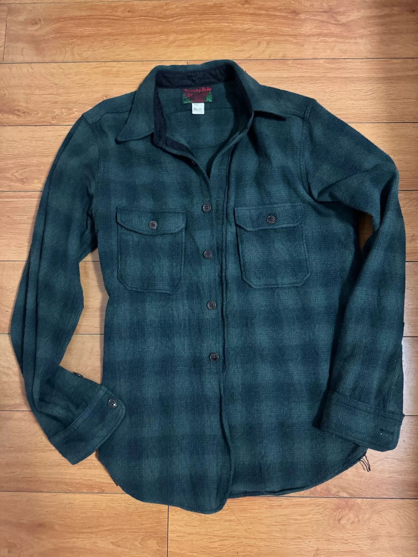 Freewheelers Heavyweight Wool Hunting Shirt in Green Size US M / EU 48-50 / 2 - 1 Thumbnail