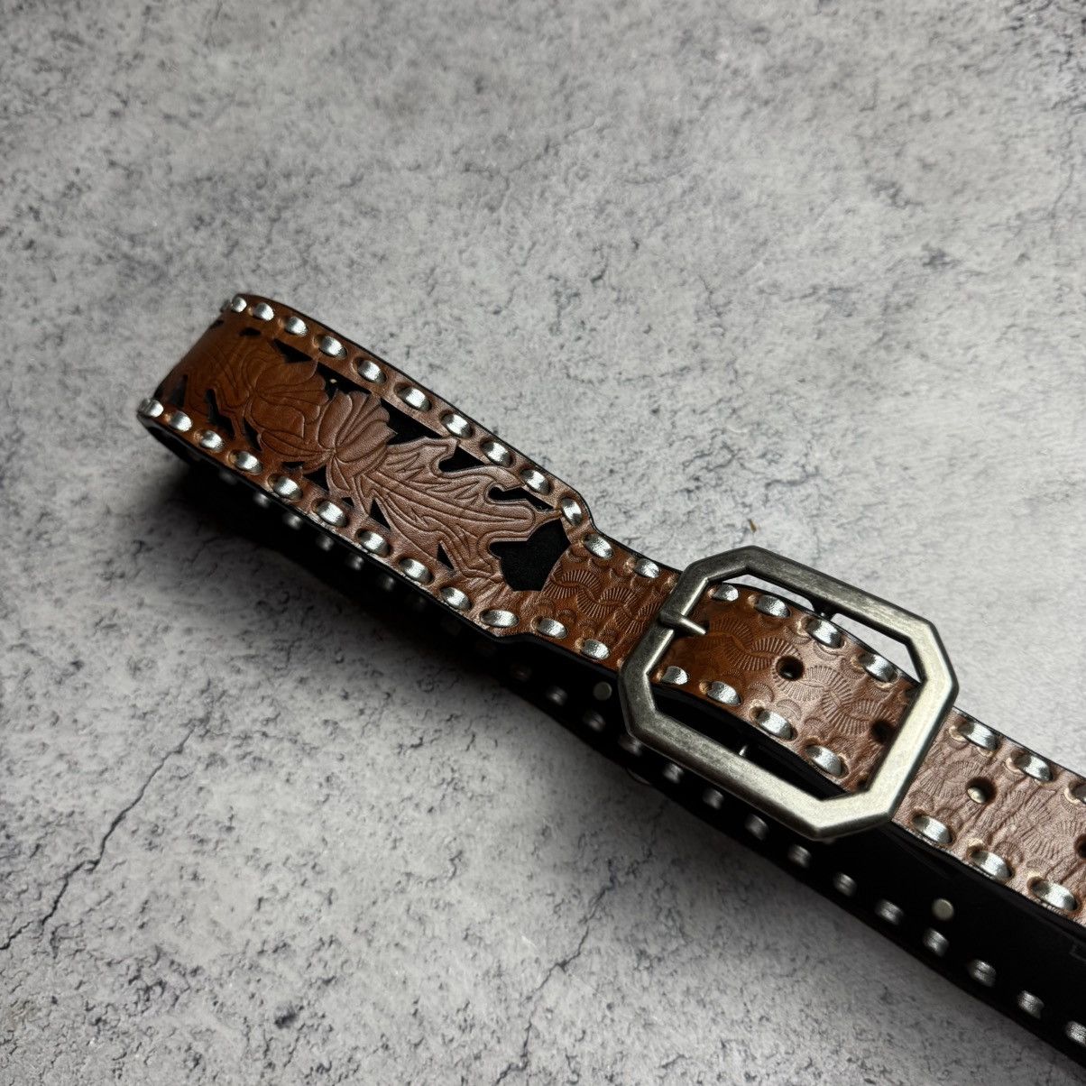 Dsquared2 NEW Rare DSQUARED2 Vintage Leather Belt Size ONE SIZE - 9 Thumbnail