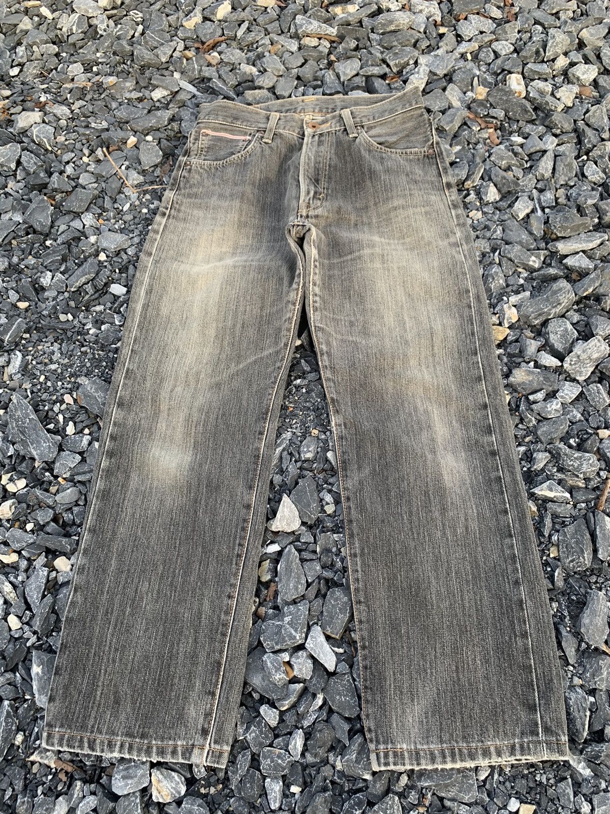 Kapital VINTAGE EDWIN 505s SELVEDGE FADED JAPANESE DISTRESSED DENIM Size US 28 / EU 44 - 3 Thumbnail