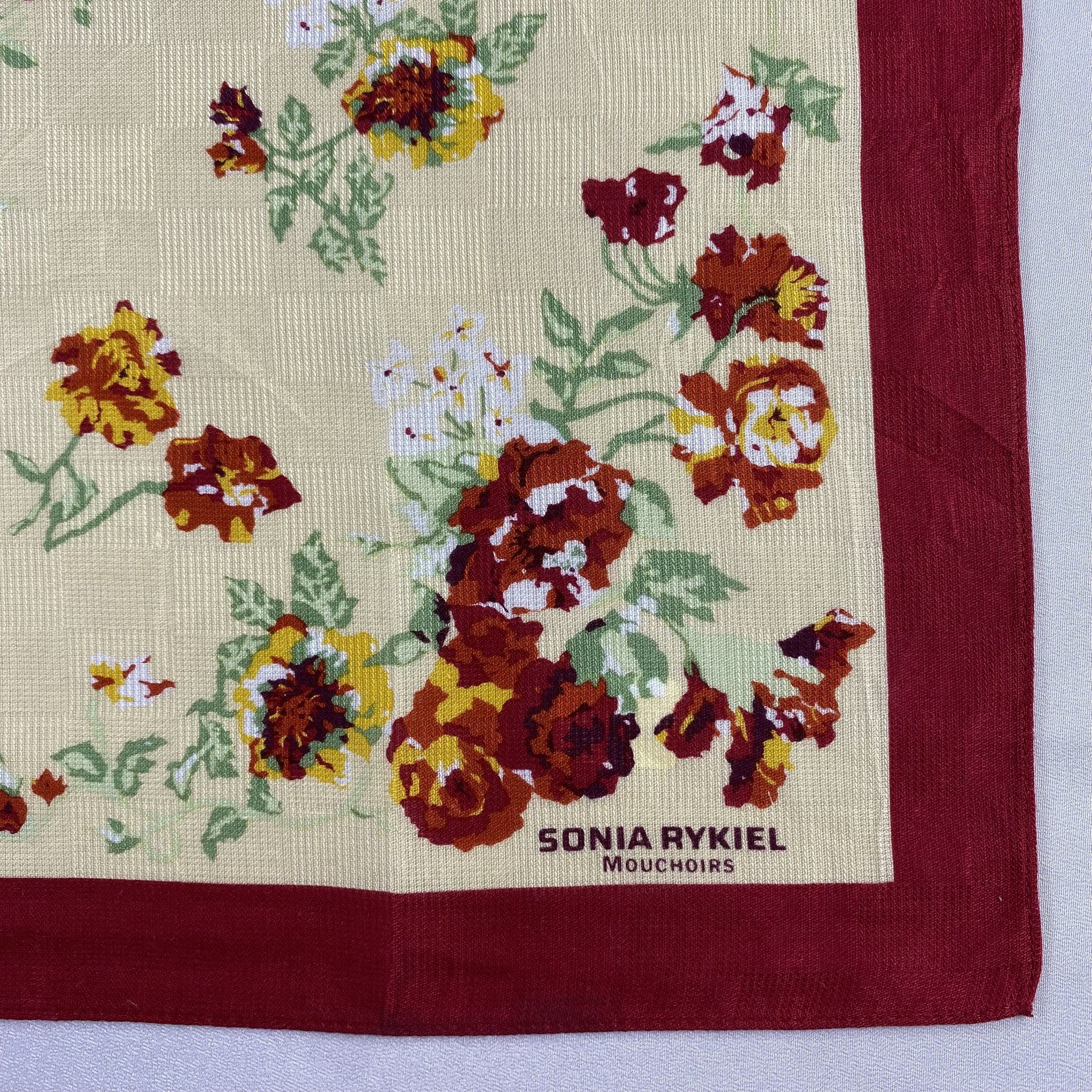 Vintage Sonia Rykiel Bandana/ Handkerchief / Neckerchief-P619 Size ONE SIZE - 3 Thumbnail