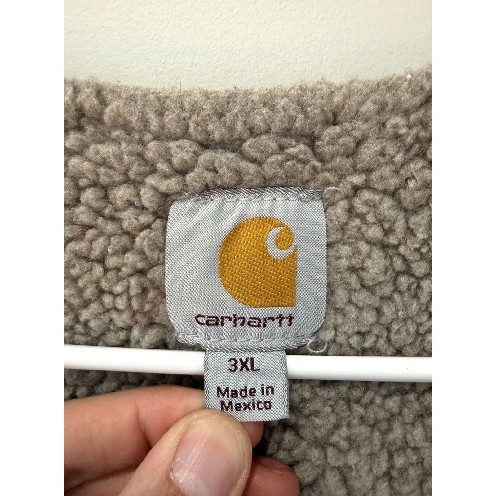 Carhartt VINTAGE Carhartt Vest 3XL Brown Canvas Lined FRB Sherpa 90s City Classic Outdoor Workwear Unisex Adults Mens Womens Size US XXL / EU 58 / 5 - 3 Thumbnail