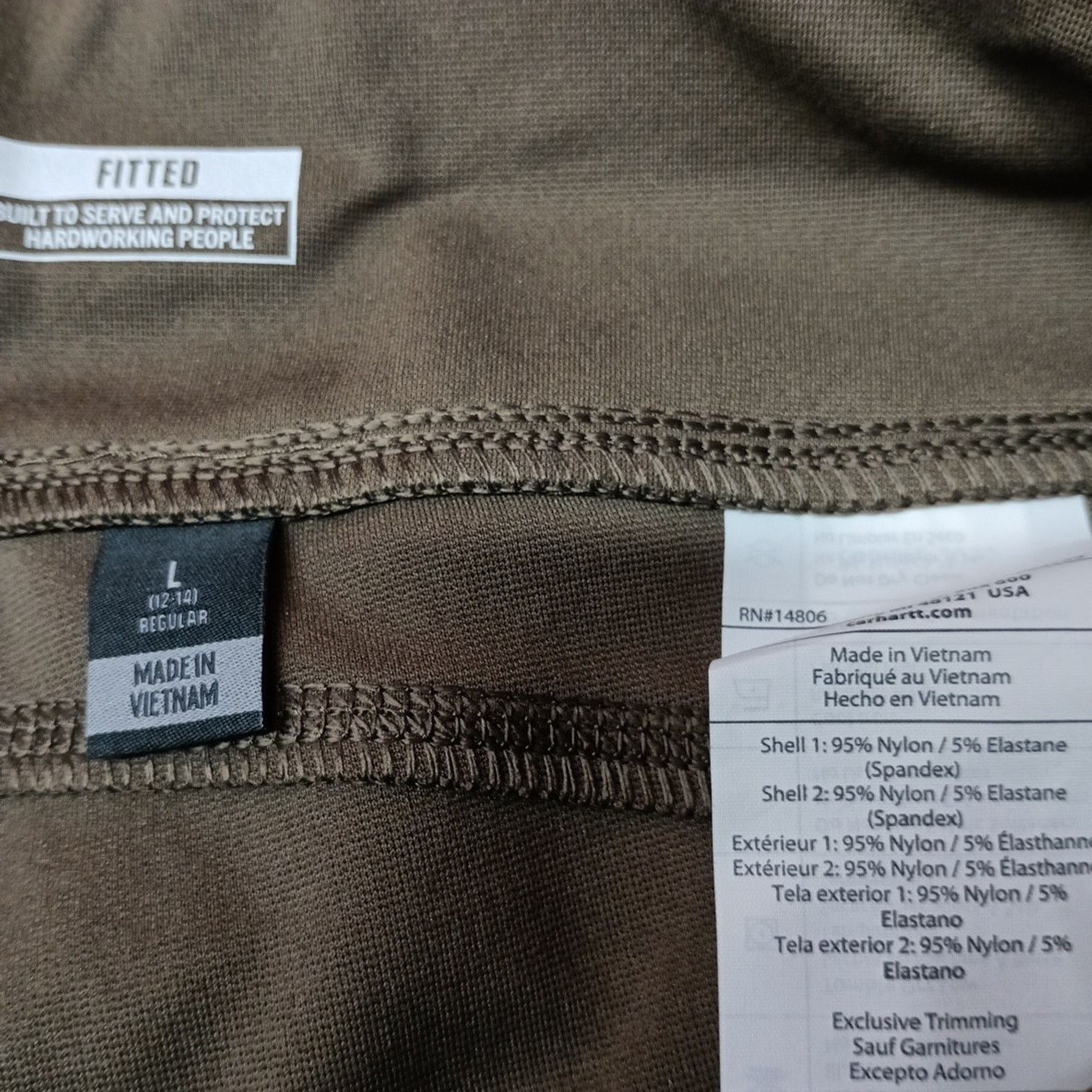 Carhartt Carhartt Women’s Legging Lightweight Utility Size L Green Size 33" - 5 Thumbnail