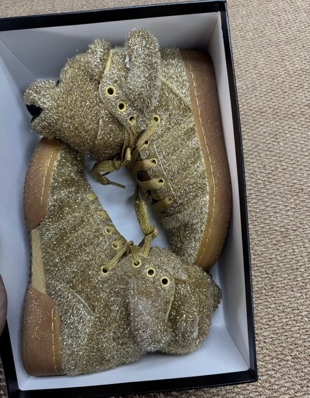 Adidas Adidas Jeremy Scott Wings Gold Bear G96188 K37 Size US 6 / IT 36 - 3 Thumbnail