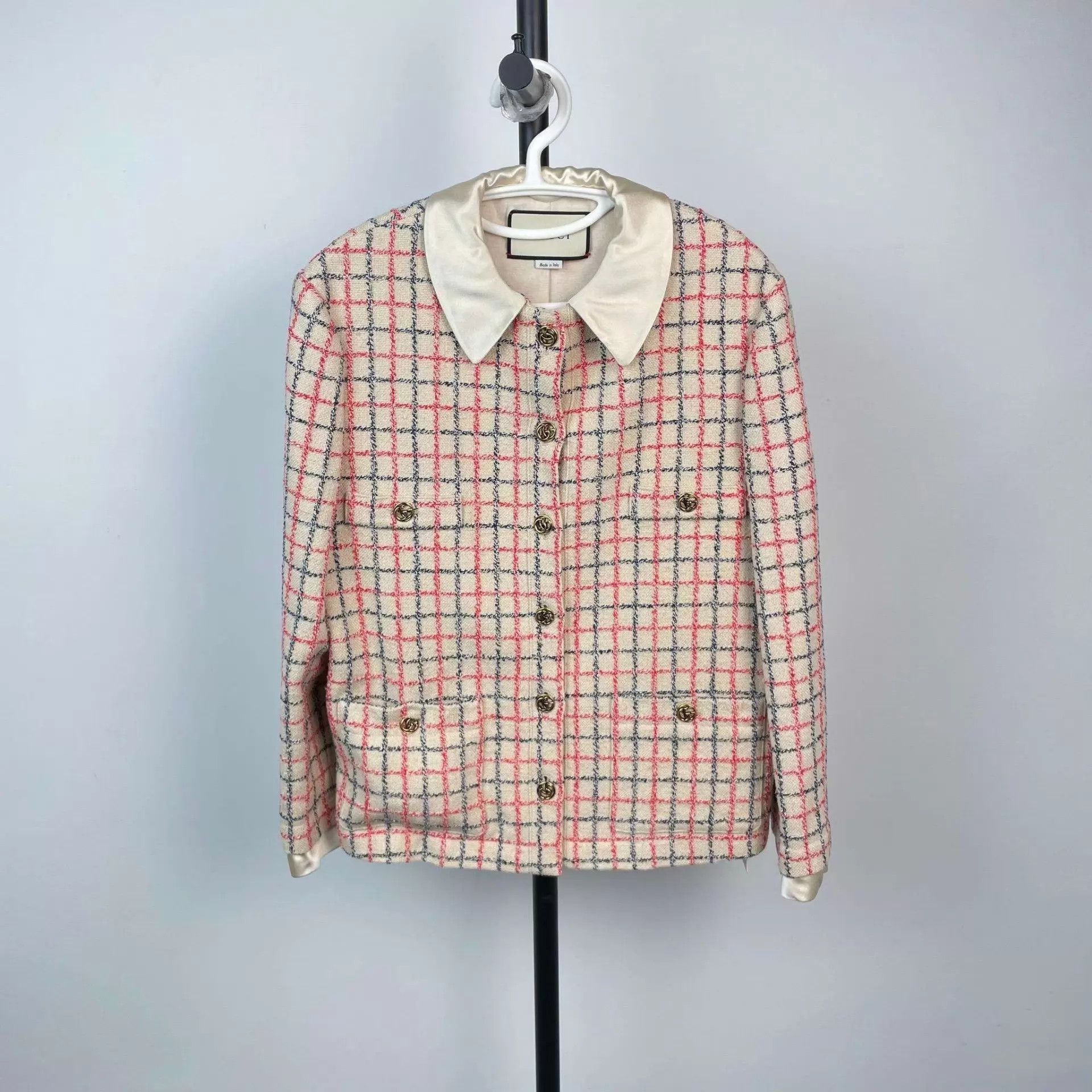 Gucci Gucci color blocked wool coat 40 Size S / US 4 / IT 40 - 1 Thumbnail