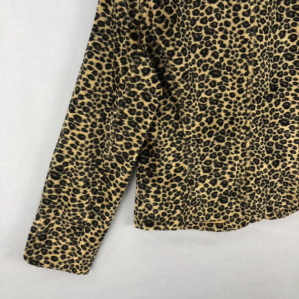 Hysteric Glamour 🇯🇵 Vintage Leopard Print Cropped Jacket Size XS / US 0-2 / IT 36-38 - 13 Thumbnail