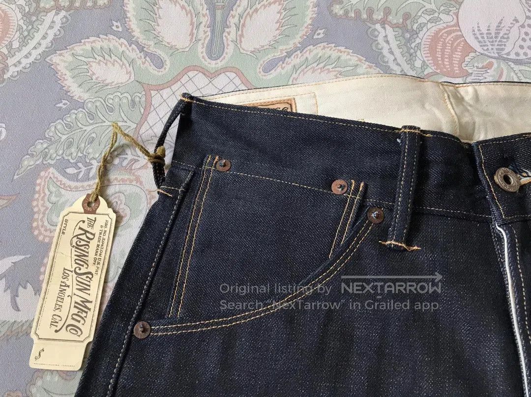 Rising Sun & Co. Rising Sun Yukon Parisian Button Jeans. Size US 30 / EU 46 - 4 Thumbnail