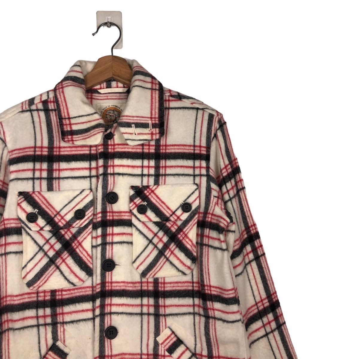 Japanese Brand 🔥Vintage Wool Shirt Flannel Jacket Mozz Tartan Design Size US M / EU 48-50 / 2 - 6 Thumbnail