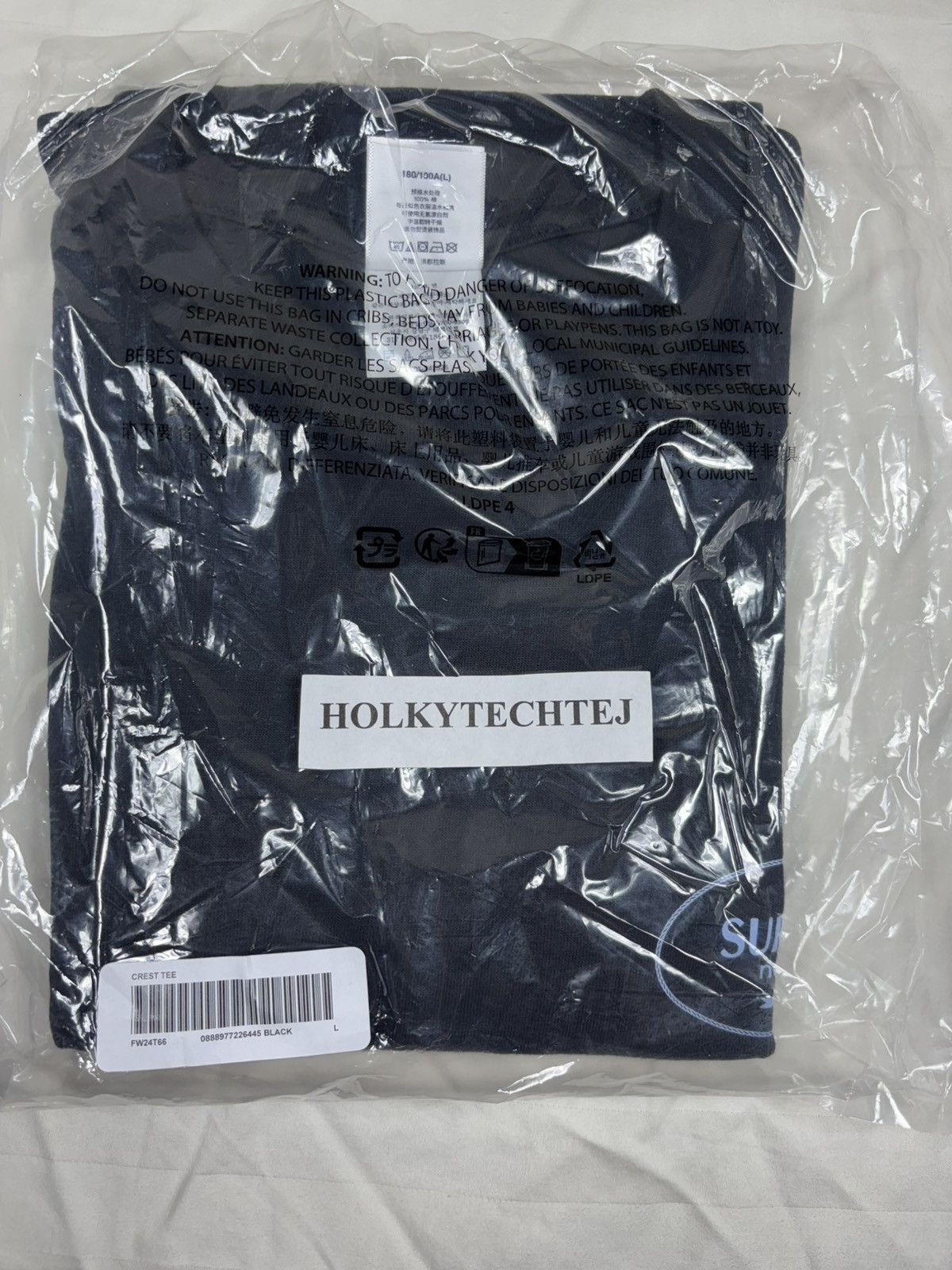 Supreme Supreme Crest Tee Size US L / EU 52-54 / 3 - 3 Thumbnail