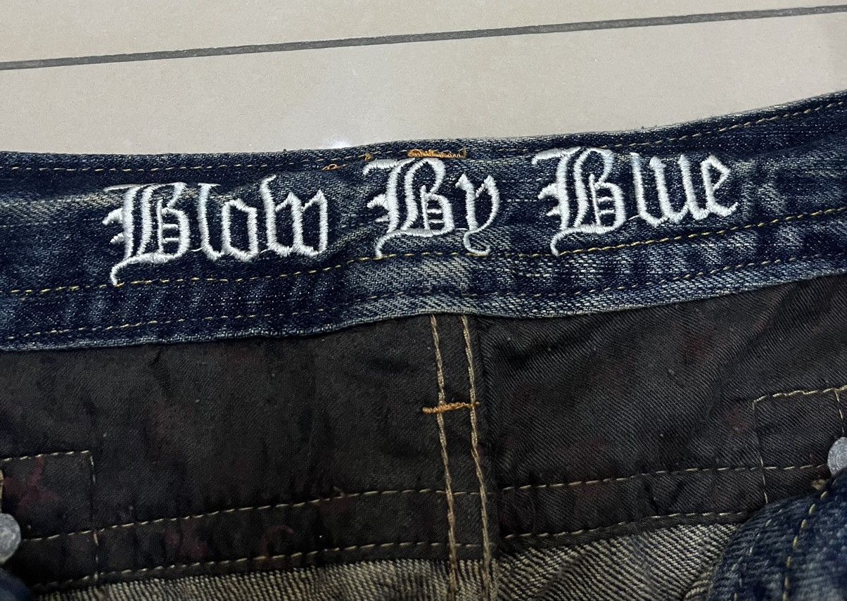 If Six Was Nine blow by blue distressed mud rusty thunder denim buckle back Size US 32 / EU 48 - 11 Thumbnail