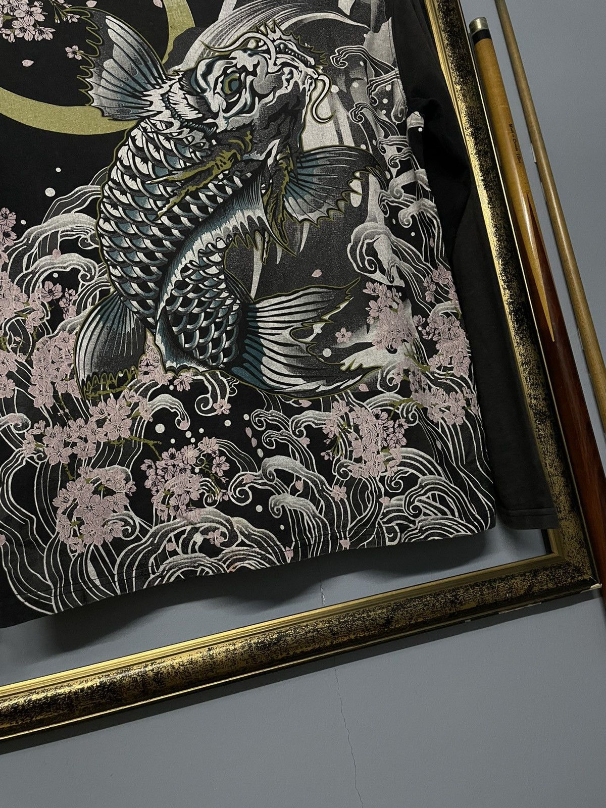 Japanese Brand Vintage 90s Japan Designer Oboro Rare Traditional Koi Faded Size US M / EU 48-50 / 2 - 4 Thumbnail