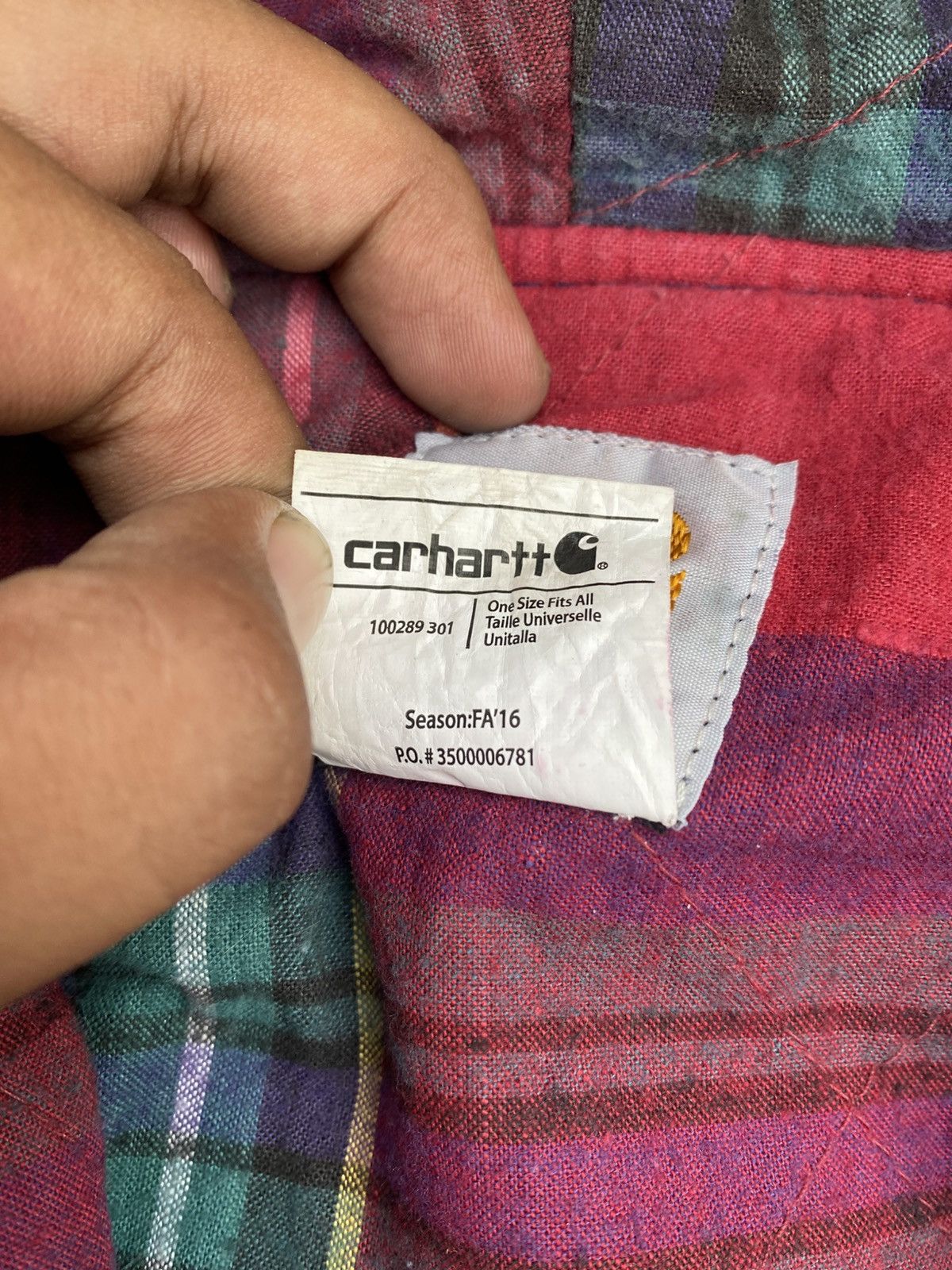 Carhartt Carhartt heavy raincoat jacket vintage Size US XL / EU 56 / 4 - 7 Thumbnail