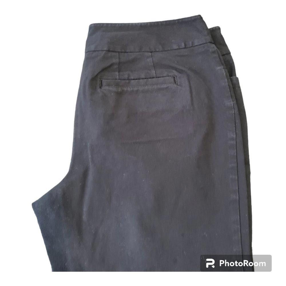 Designer CT718a Apt. 9 Ladies Black Boor Cut Pant 12 Size 34" / US 12 / IT 48 - 4 Thumbnail