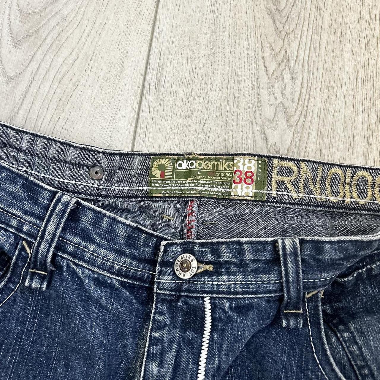Akademiks Y2k baggy embroidered jeans Size US 36 / EU 52 - 8 Thumbnail
