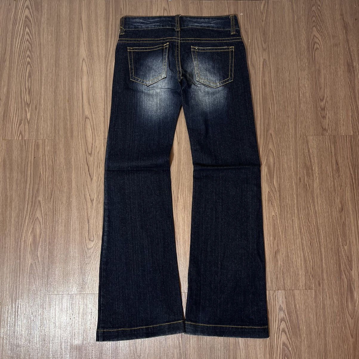 Designer × If Six Was Nine × Japanese Brand Dosch Japan low rise flare washed denim ifsixwasnine style Size US 29 - 2 Thumbnail